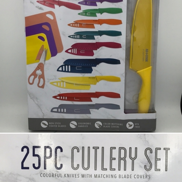 AR + Cook 25 Piece cutlery Set New in box - Picture 3 of 3